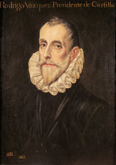 Don Rodrigo Vázquez de Arce by El Greco